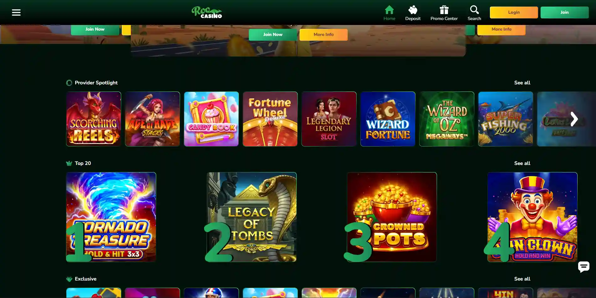 Roo Casino Games and Pokies for Australian Players