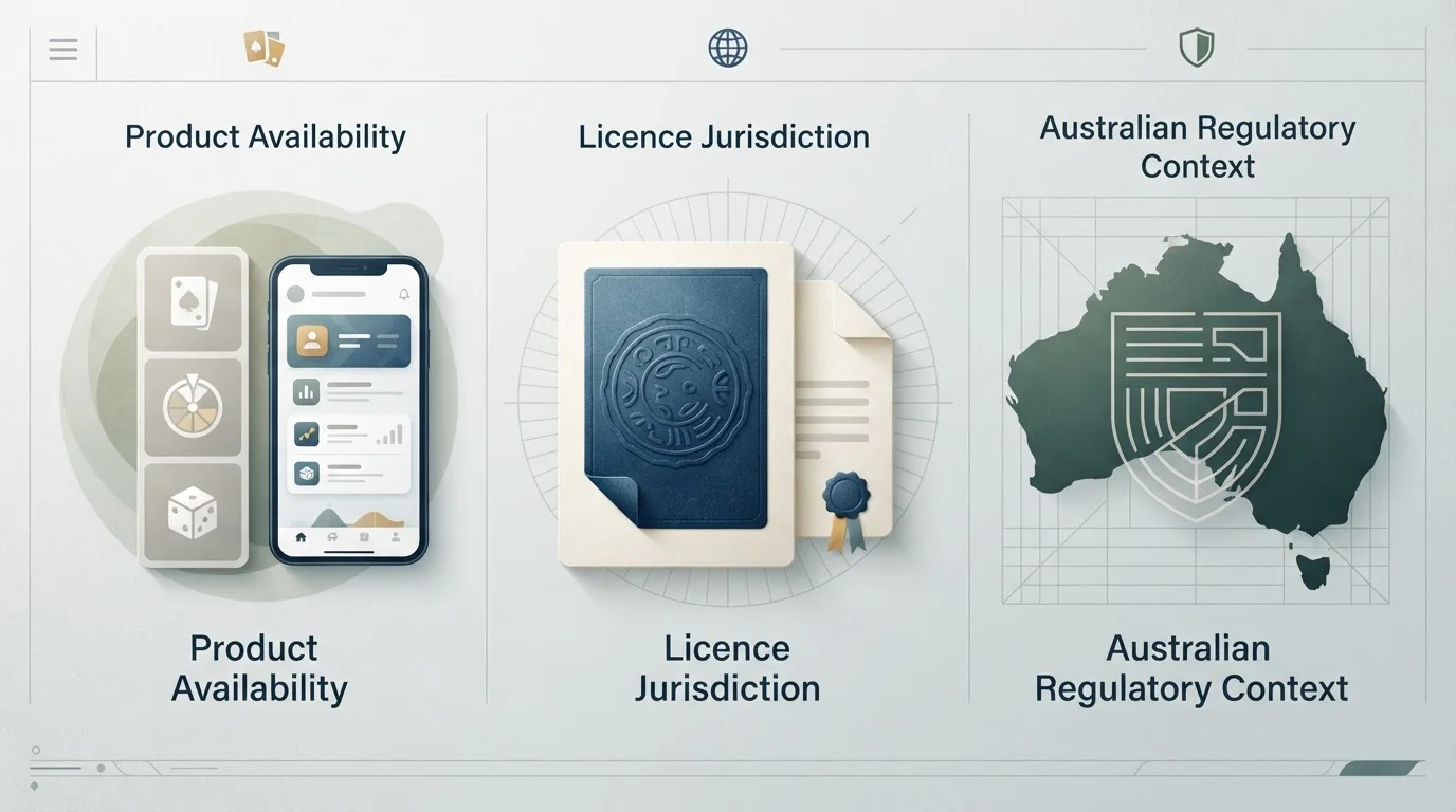 Comparison of Roo Casino access, licensing jurisdiction and Australian regulatory context